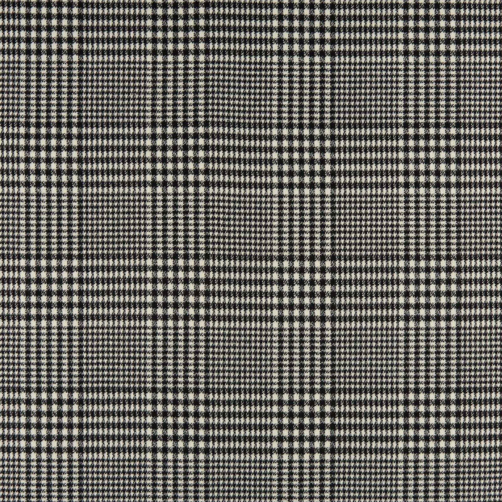 Woven wool black/white check 300236_pack_sp