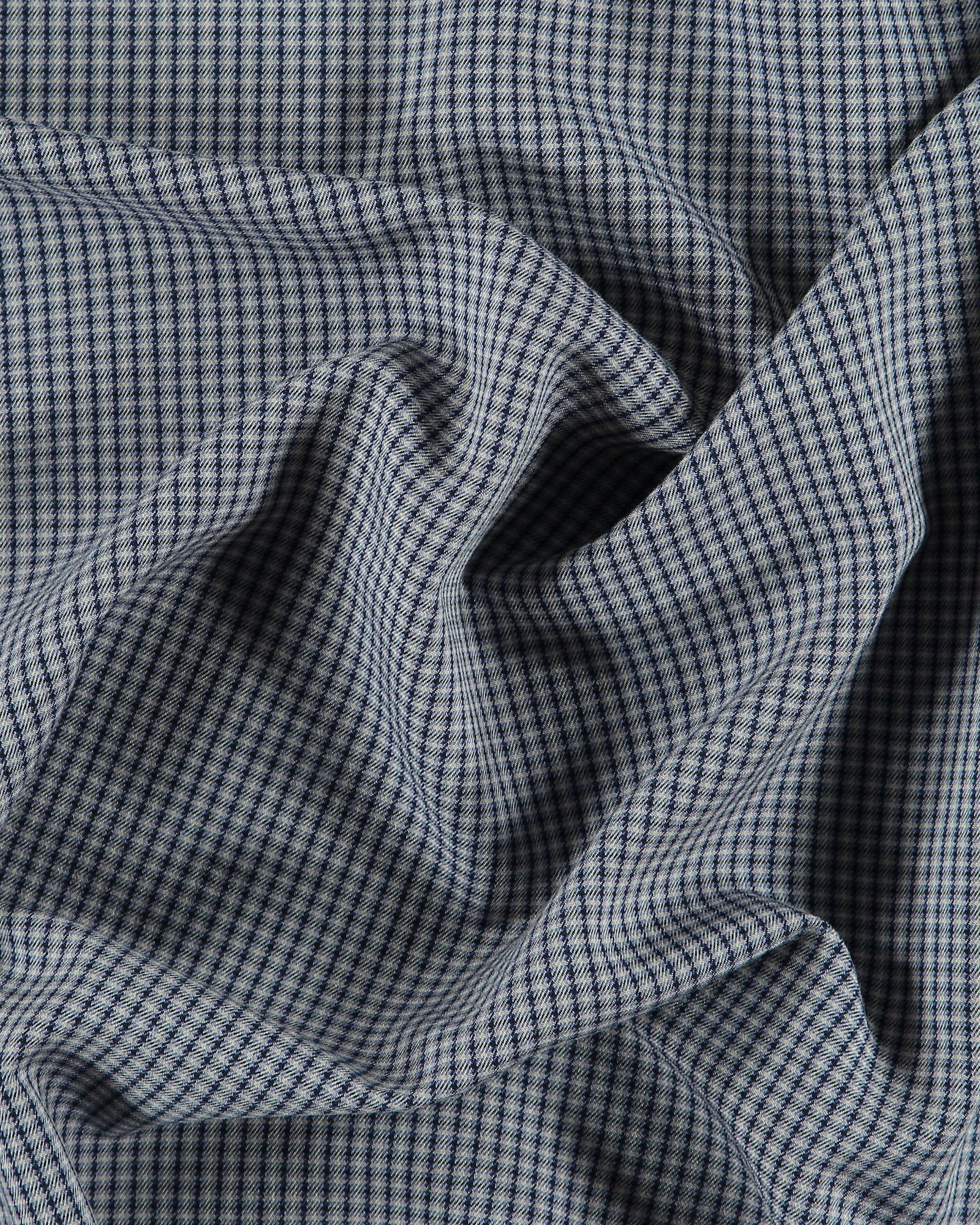 Woven wool blue petite YD check 300220_pack