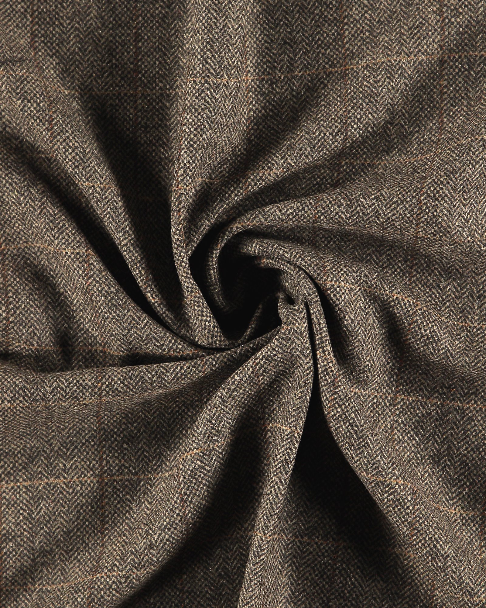 Woven wool with brown petite YD check 300221_pack