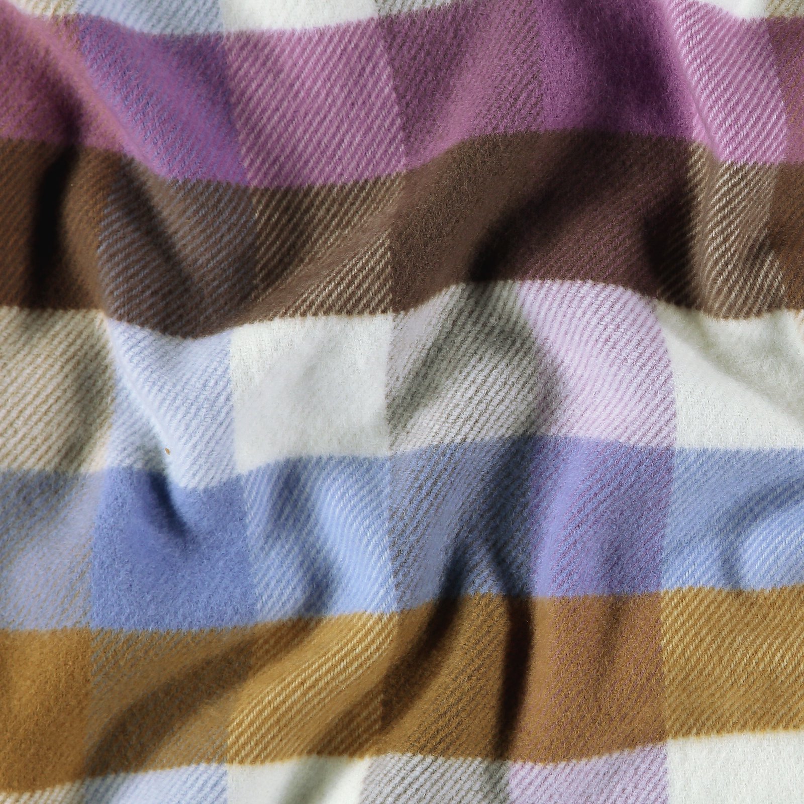 Woven YD check purple brushed surface 400317_pack
