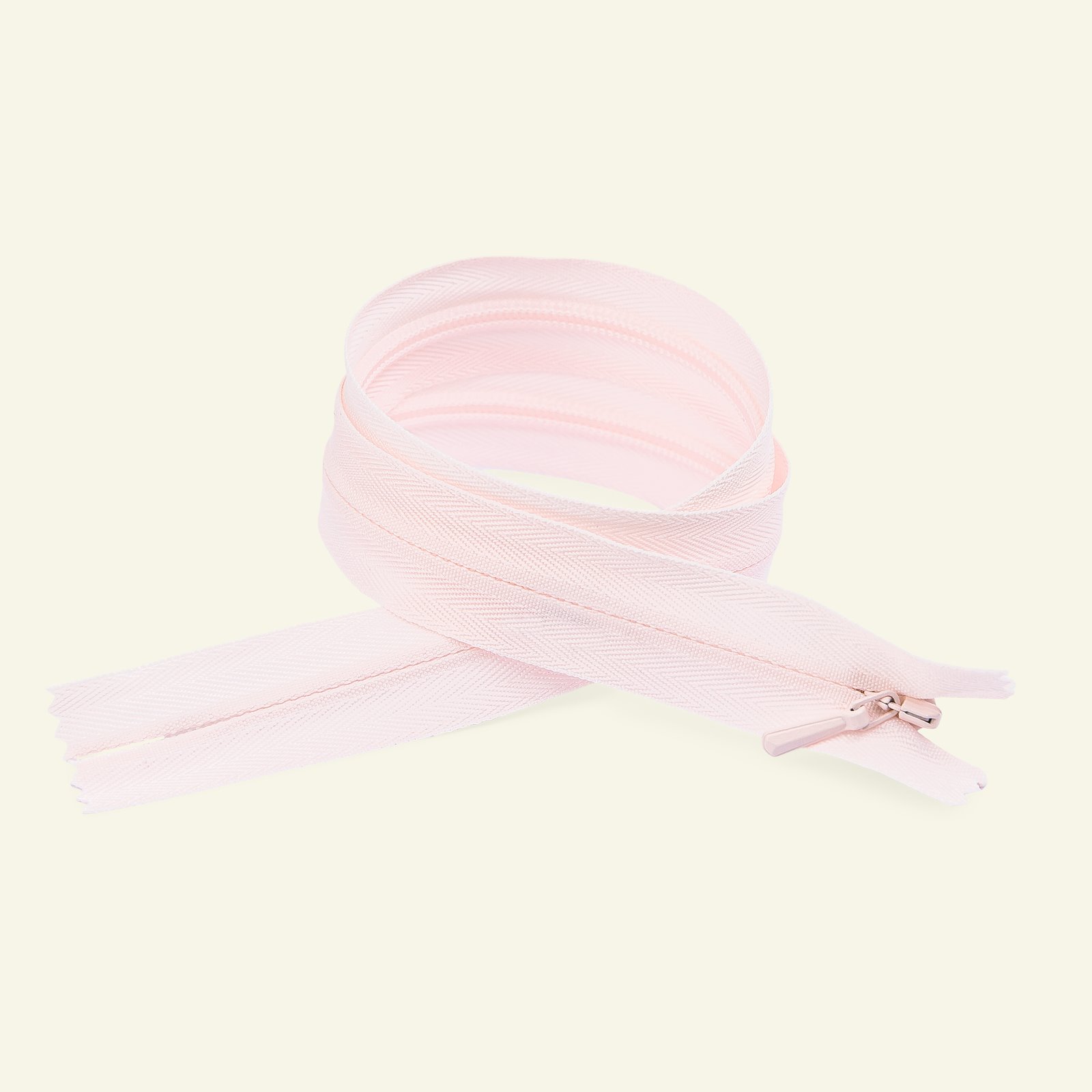 YKK lynlås 4mm usynlig spiral sart rosa x40789_pack