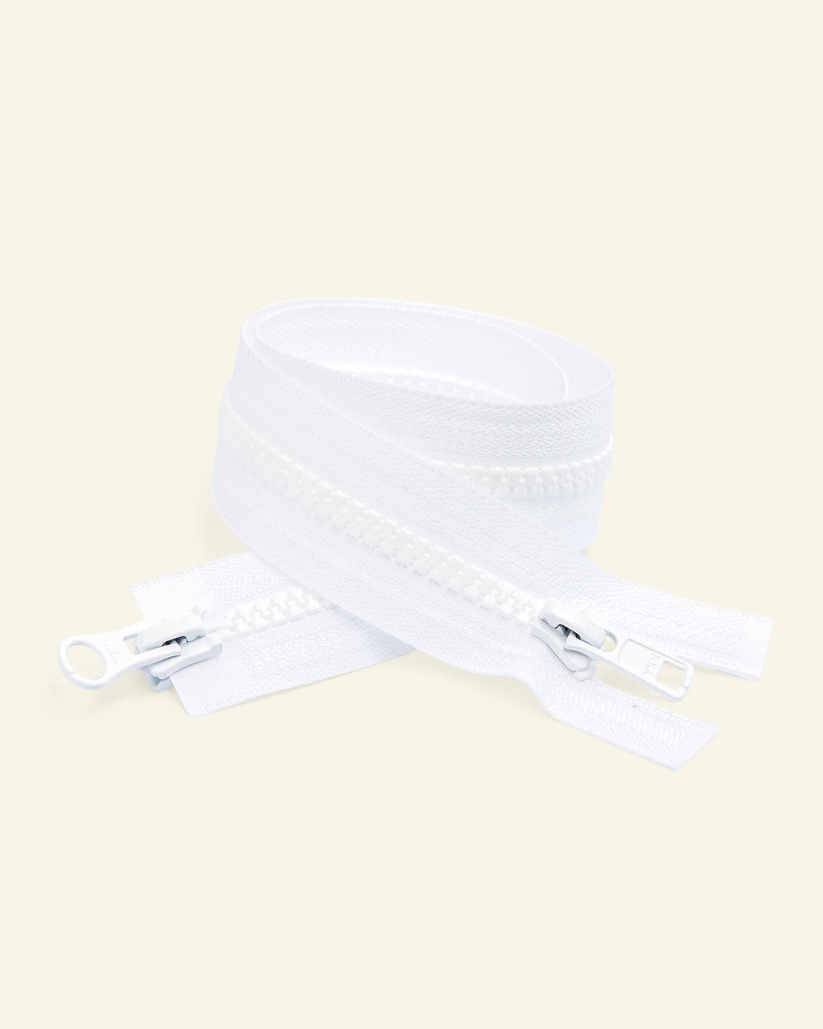 YKK Reißverschluss 2-wege teilbar Weiß x50201_pack