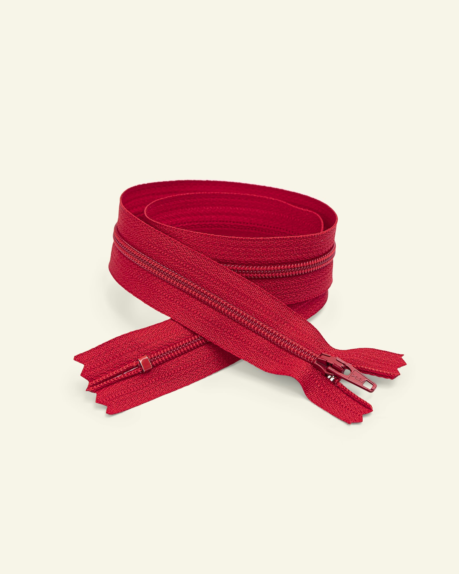 YKK zip 4mm closed end 60cm red x40511_pack