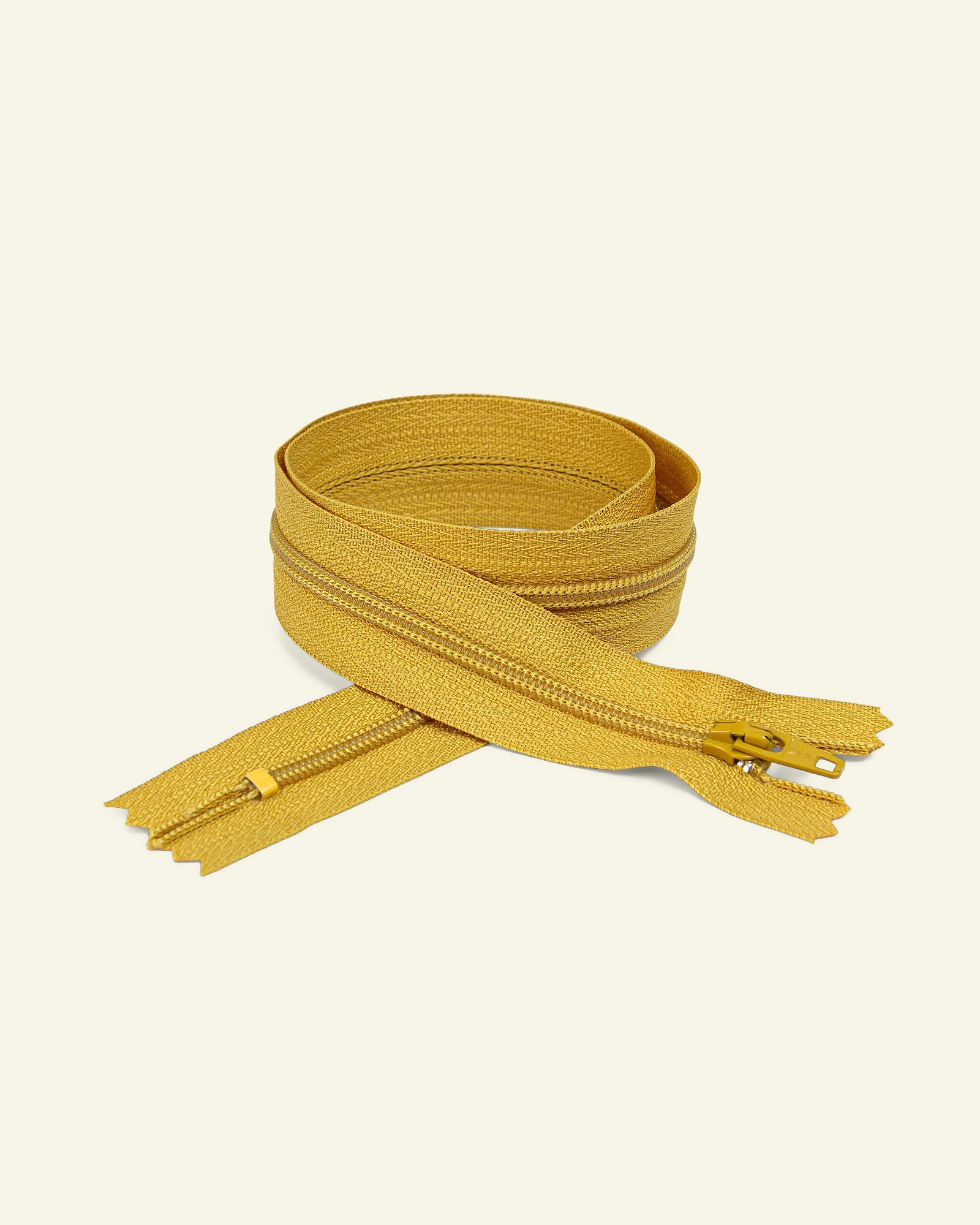YKK zip 4mm coil closed end curry x40535_pack