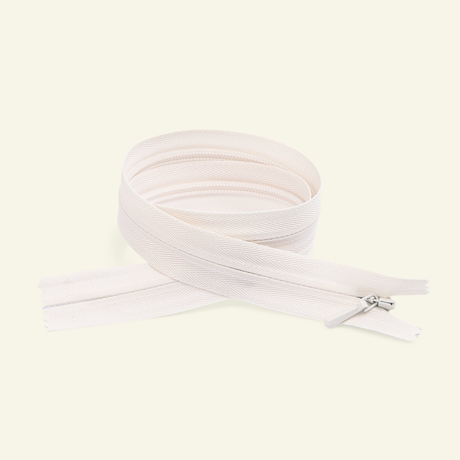 YKK zip 4mm invisible closed 20cm nature x40702_pack