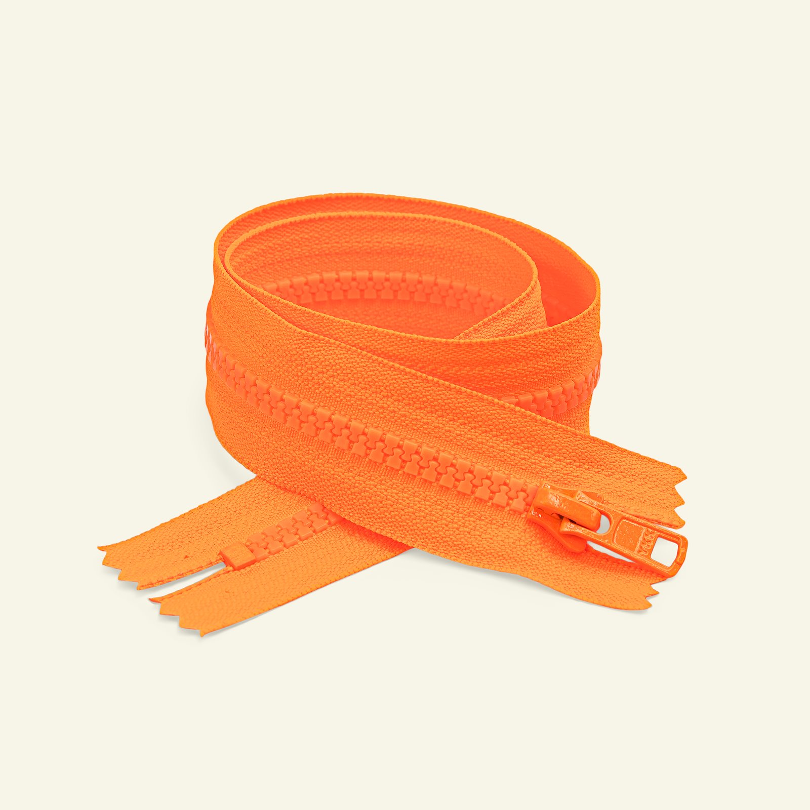 YKK zip 6mm closed end neon orange x50185_pack