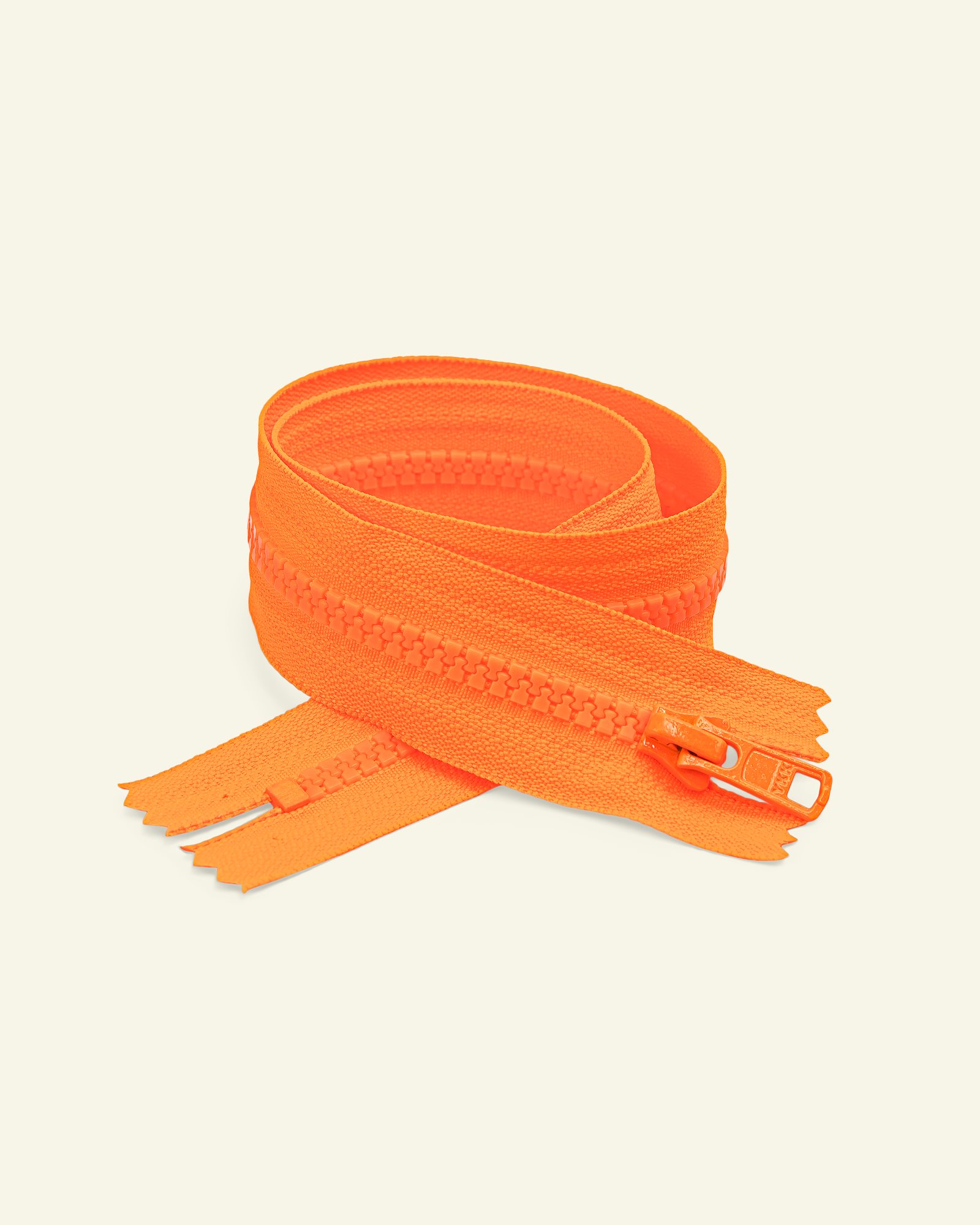YKK zip 6mm closed end neon orange x50185_pack