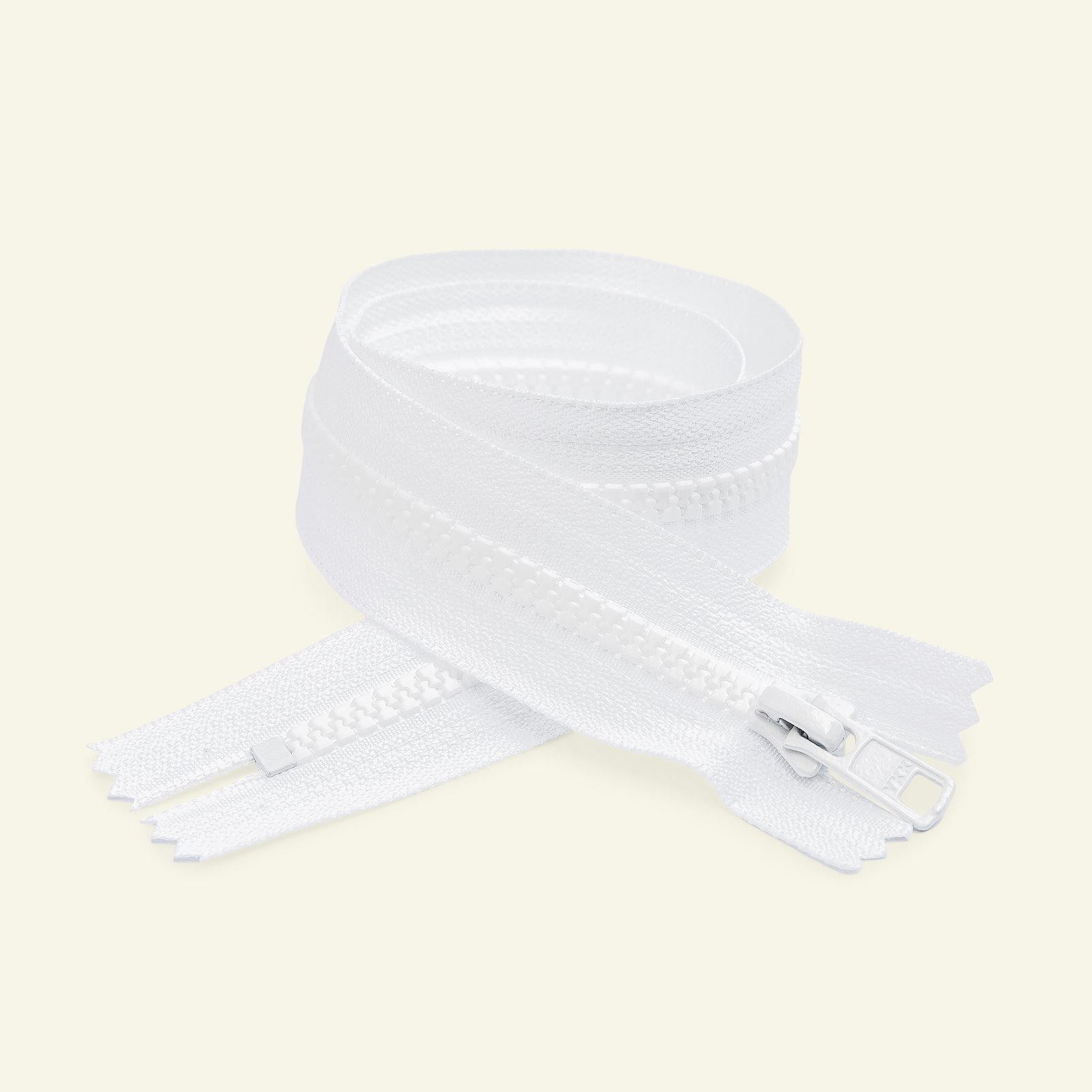 YKK zip 6mm closed end white x50101_pack