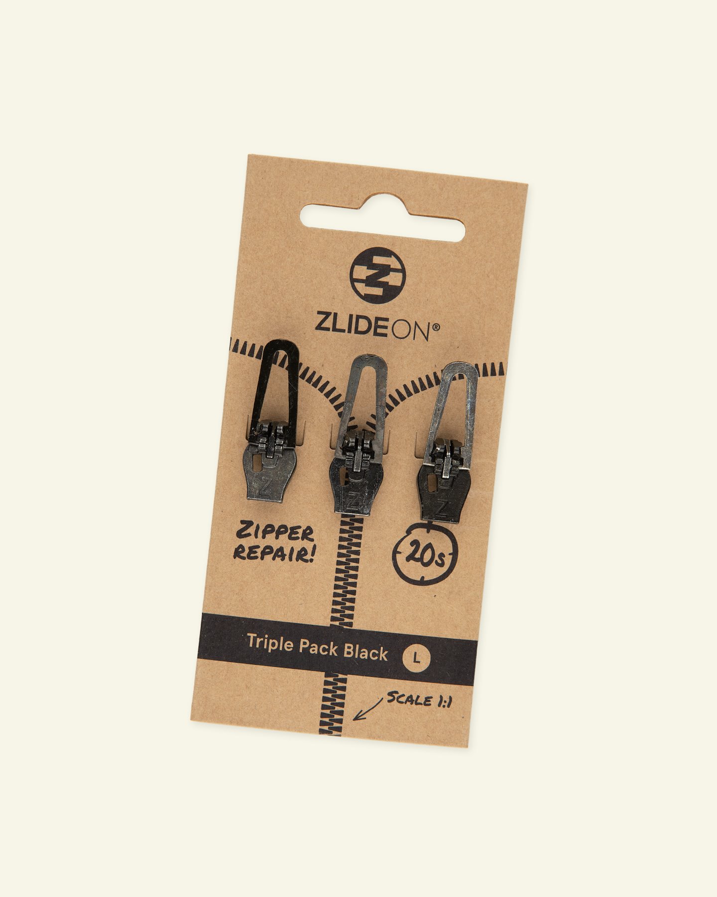 ZlideOn Paket mit 3Stk Gr. L schwarz 40613_pack